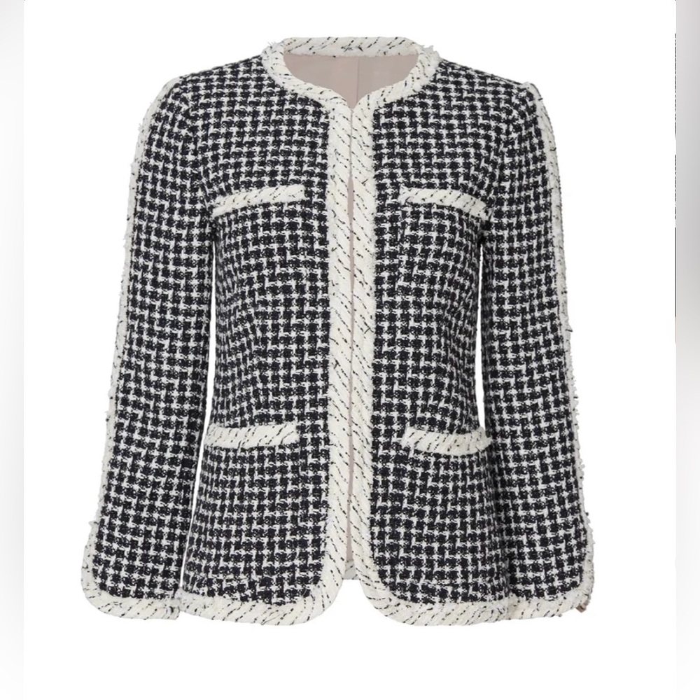 Rebecca Taylor Graphic Tweed Jacket NWT